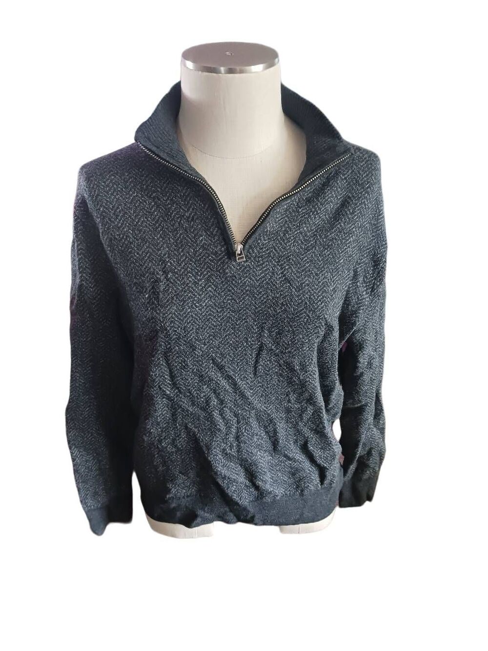 Bonobos merino wool quarter zip Pullover